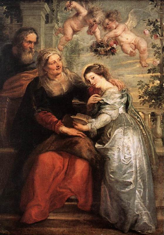 RUBENS, Pieter Pauwel The Education of the Virgin Germany oil painting art